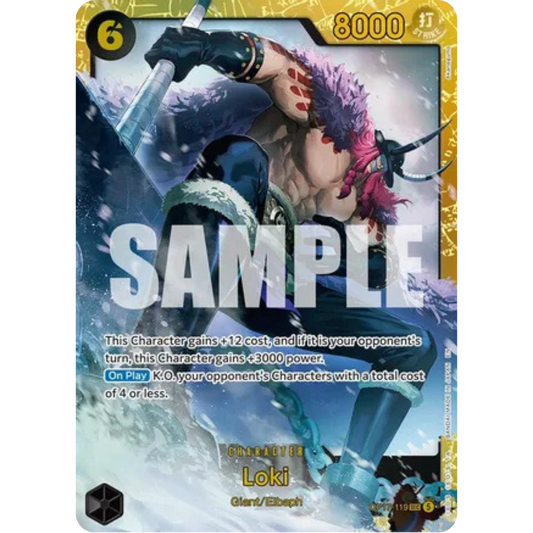 Loki (OP17-119) - The World's Strongest Warriors Foil