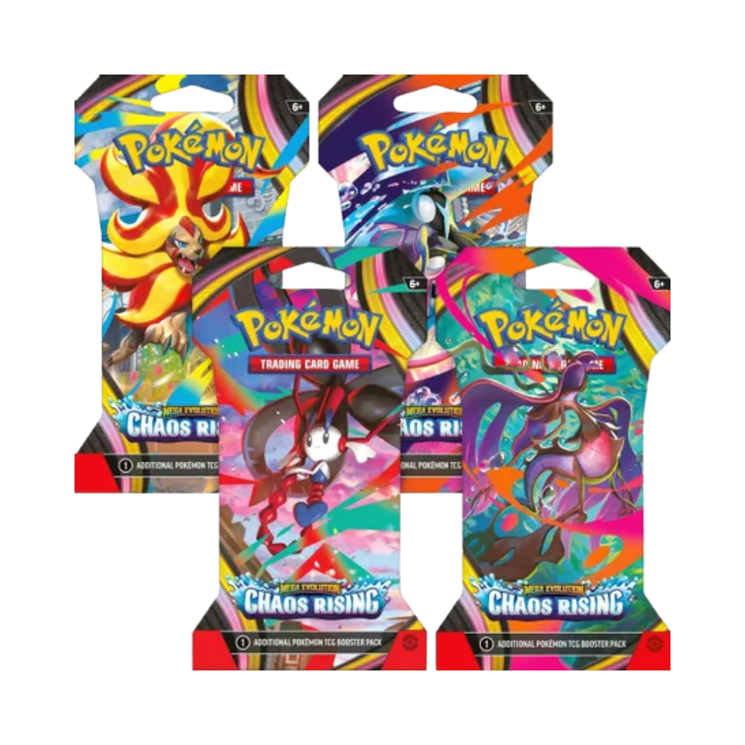 Chaos Rising Sleeved Booster Pack Art Bundle [Set of 4]