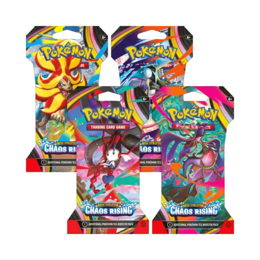 Chaos Rising Sleeved Booster Pack Art Bundle [Set of 4]