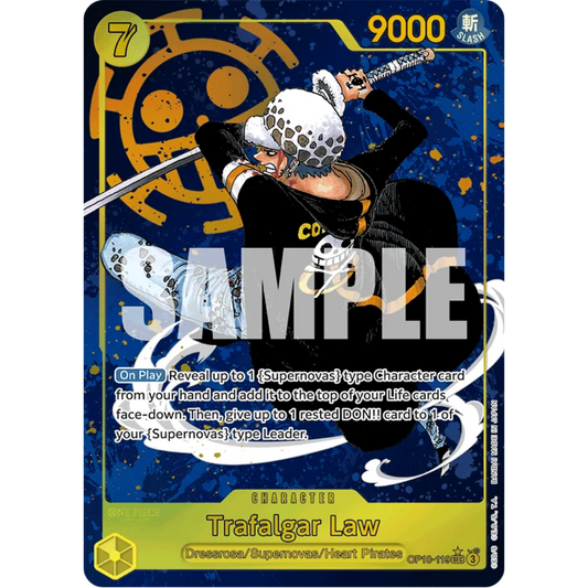 Trafalgar Law (119) (Parallel) (OP10-119) - Royal Blood Foil