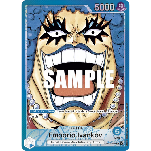 Emporio.Ivankov (049) (Alternate Art) (OP02-049) - Paramount War Foil
