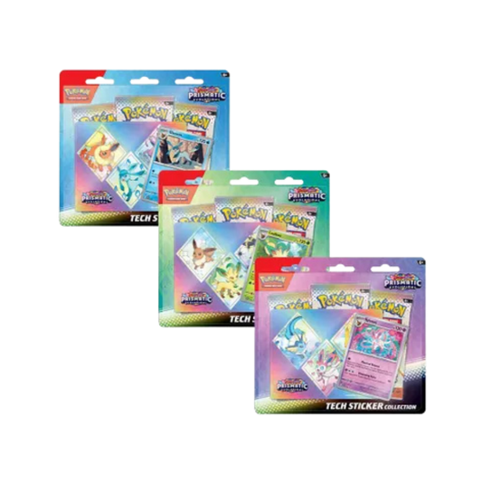 Prismatic Evolutions Tech Sticker Collection [Set of 3]