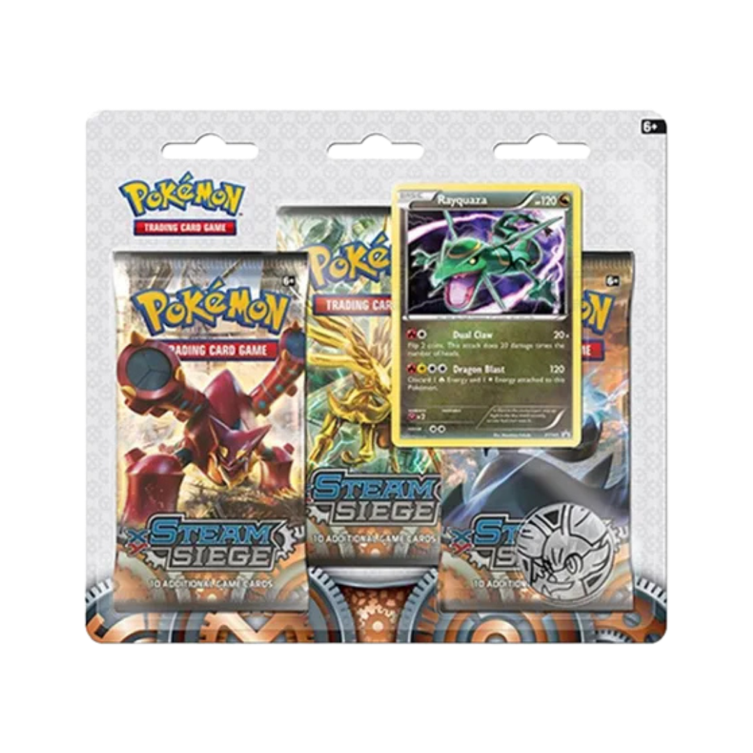 Steam Siege 3 Pack Blister [Rayquaza]