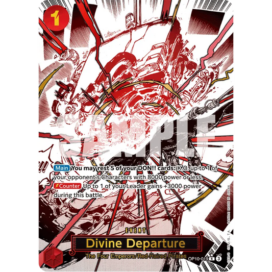 Divine Departure (Parallel) (OP10-019) - Royal Blood Foil