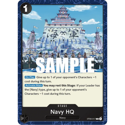 Navy HQ (ST06-017) - Starter Deck 6: Absolute Justice