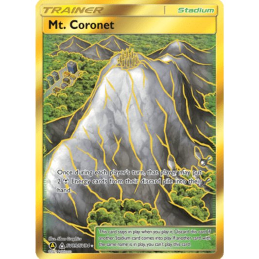 Mt. Coronet SV89  - Holofoil Hidden Fates Shiny Vault - Shiny Holo Rare