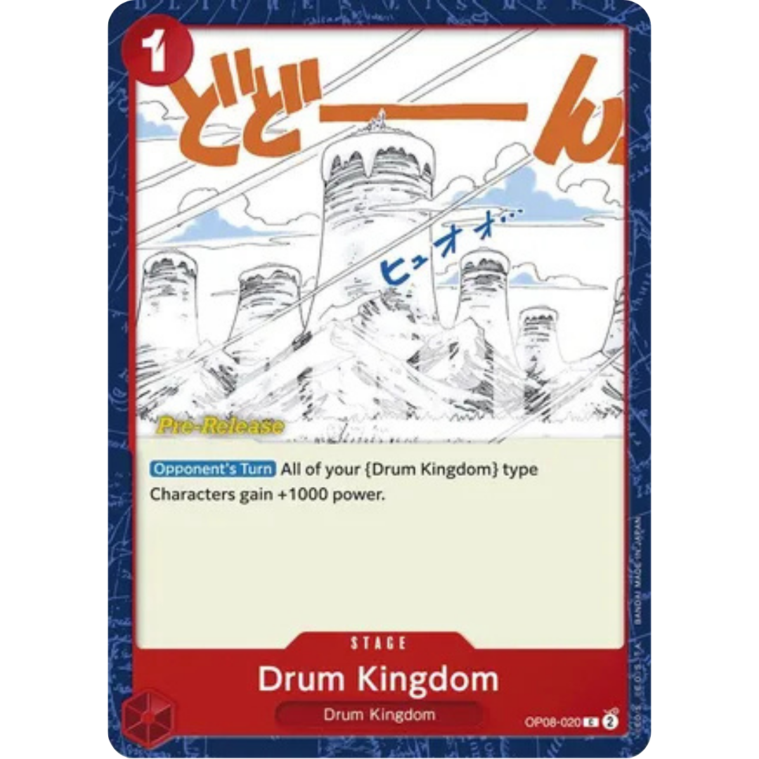 Drum Kingdom (OP08-020) - Two Legends Pre-Release Cards