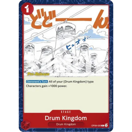 Drum Kingdom (OP08-020) - Two Legends Pre-Release Cards