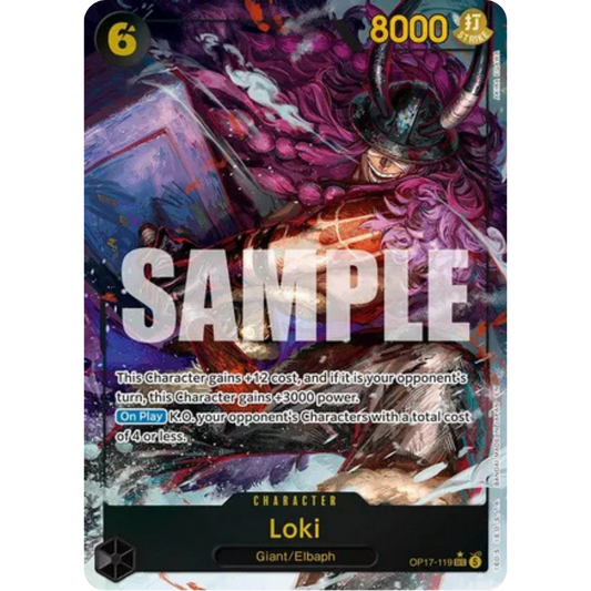 Loki (Alternate Art) (OP17-119) - The World's Strongest Warriors Foil
