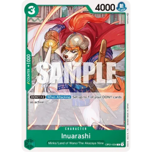 Inuarashi (OP01-034) - Romance Dawn