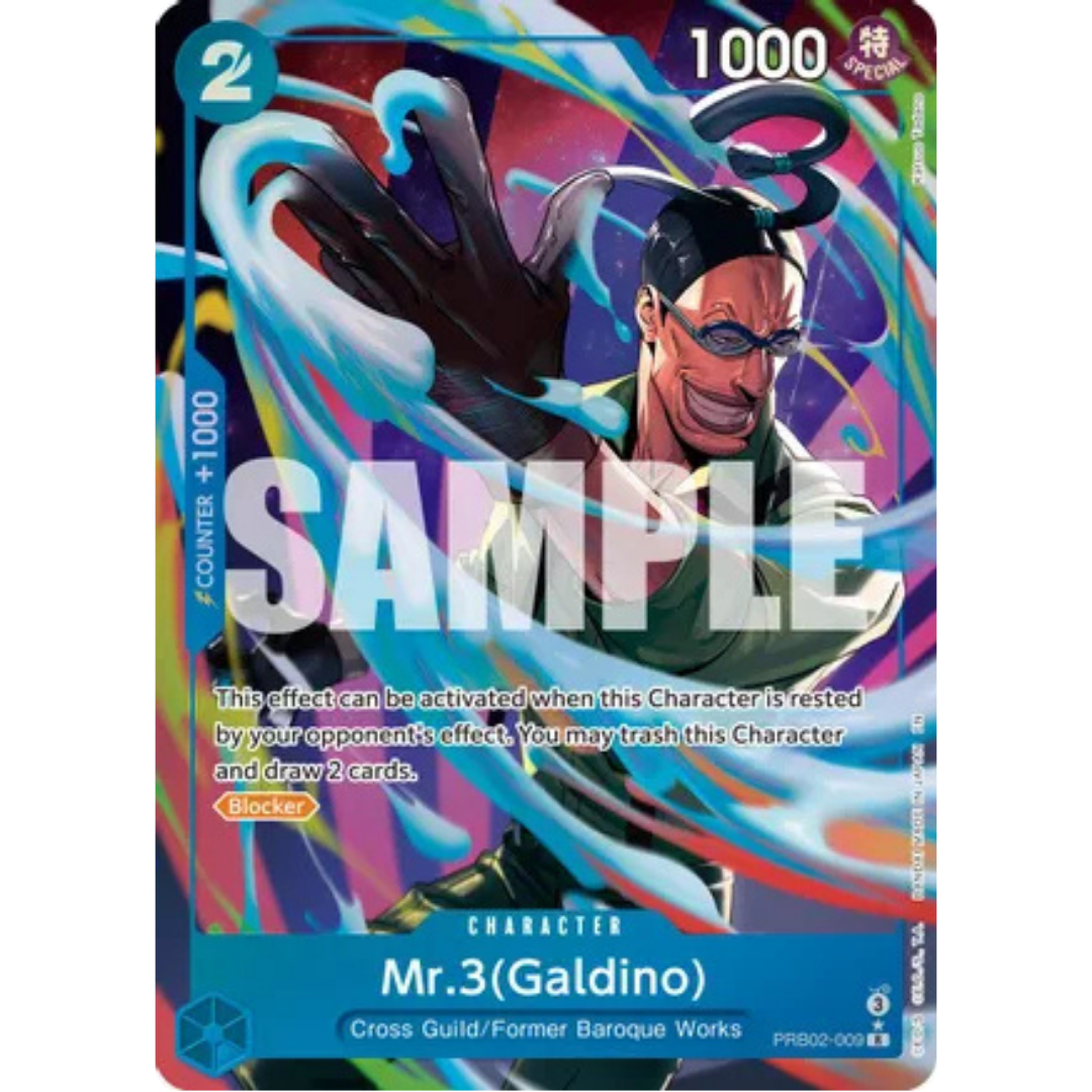 Mr.3(Galdino) (Alternate Art) (PRB02-009) - Premium Booster -The Best- Vol. 2 Foil