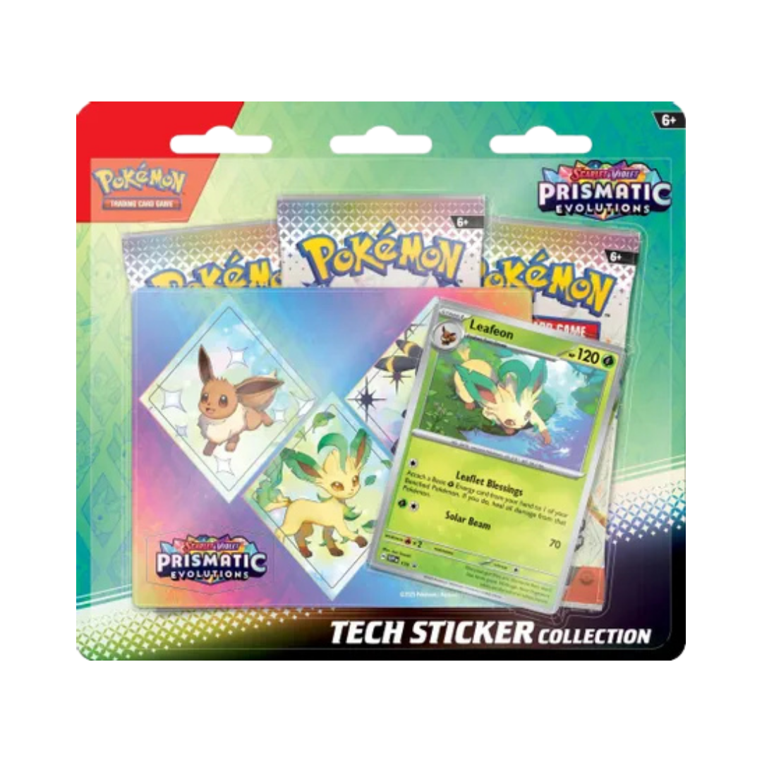 Prismatic Evolutions Tech Sticker Collection [Leafeon]