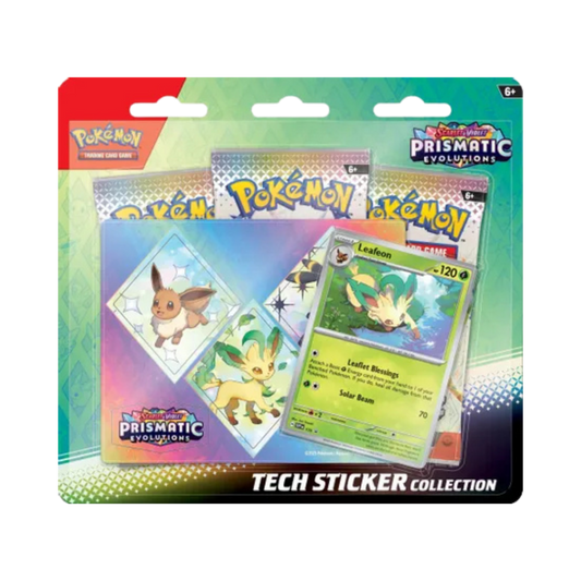Prismatic Evolutions Tech Sticker Collection [Leafeon]