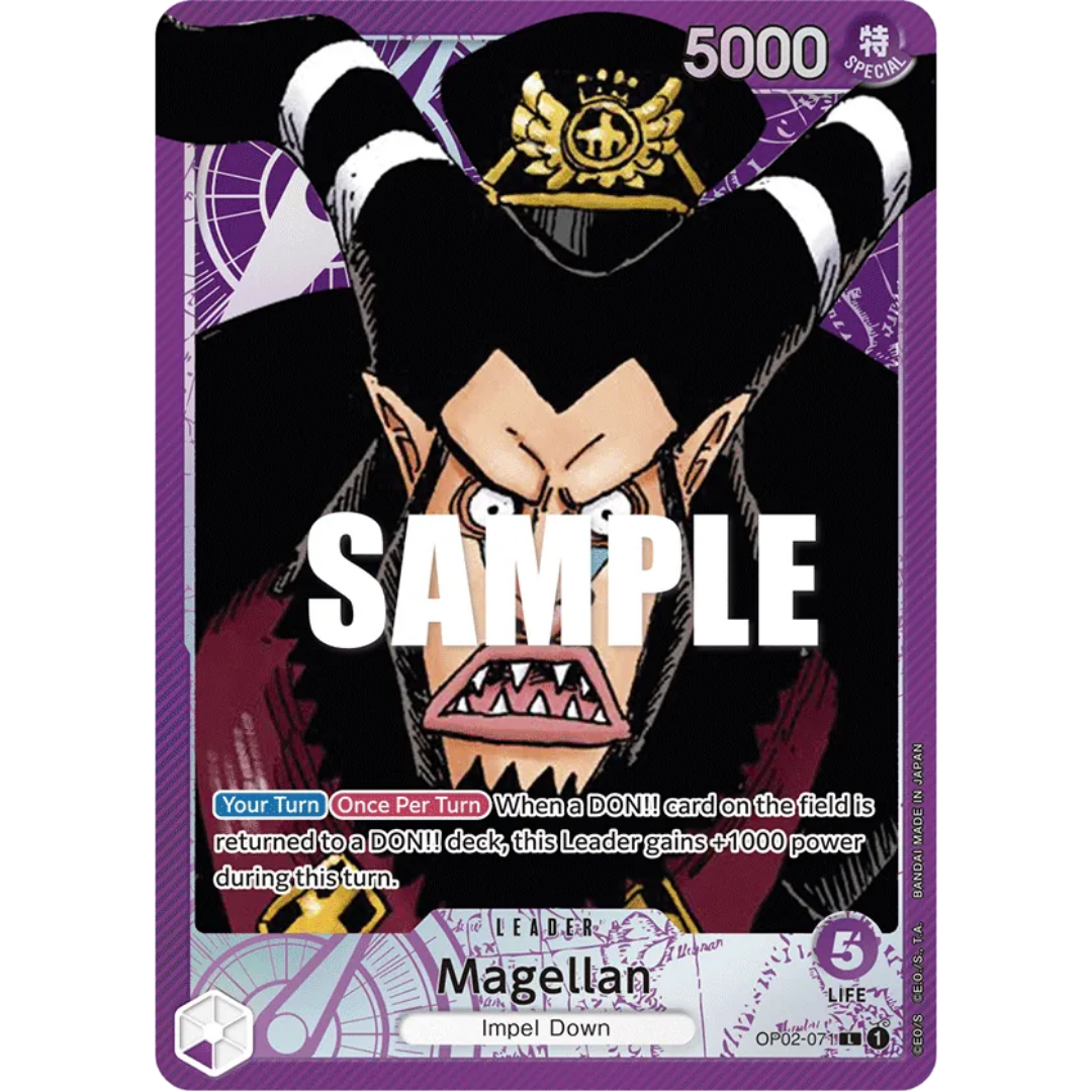 Magellan (071) (Alternate Art) (OP02-071) - Paramount War Foil