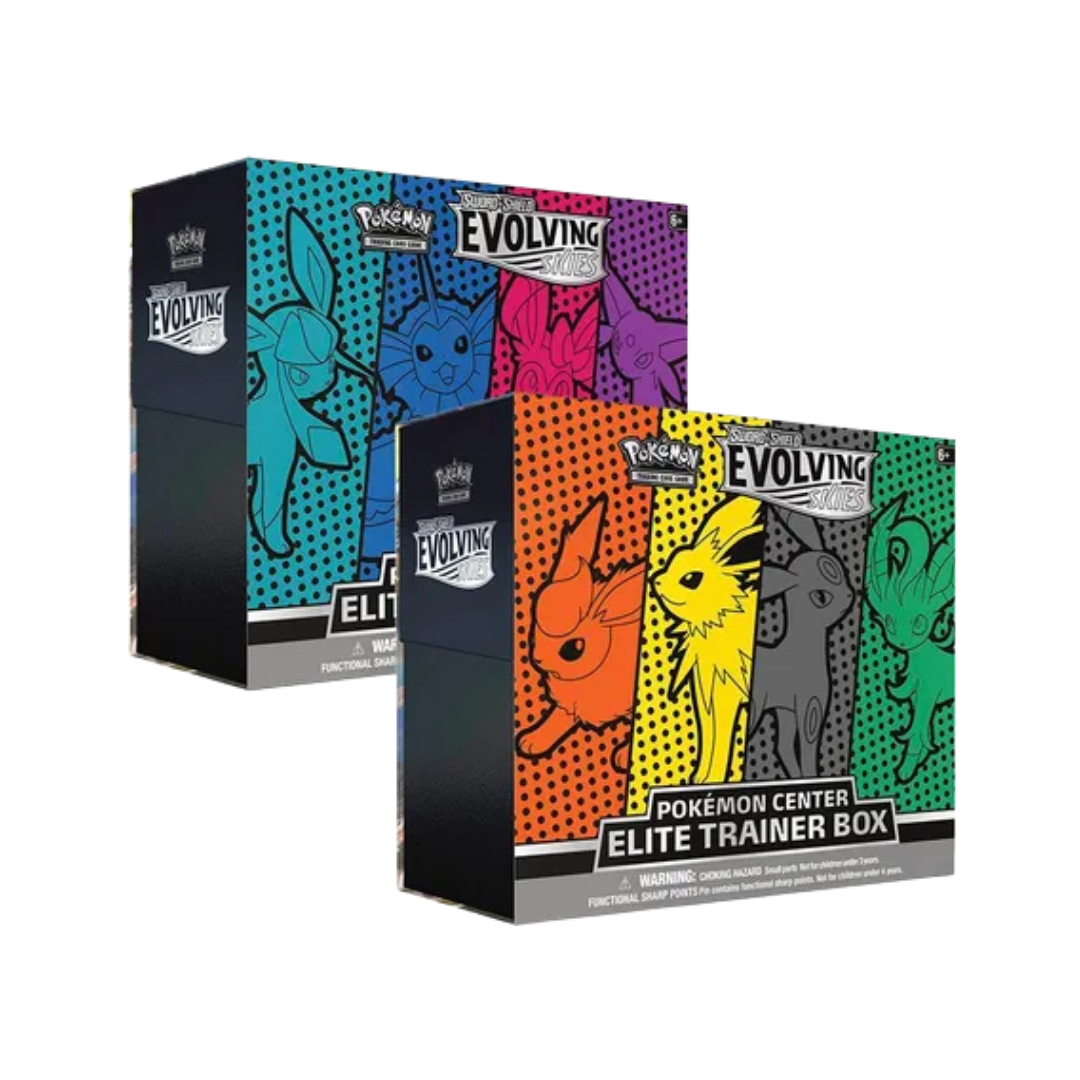Evolving Skies Pokemon Center Elite Trainer Box [Set of 2] (Exclusive)