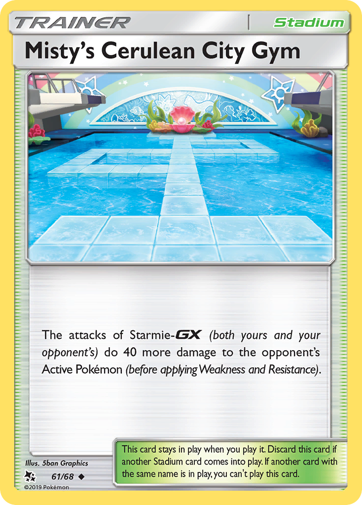 Misty's Cerulean City Gym 061  Hidden Fates - Uncommon