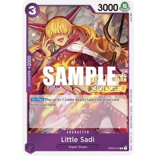 Little Sadi (Judge) (OP02-073) - One Piece Promotion Cards Foil