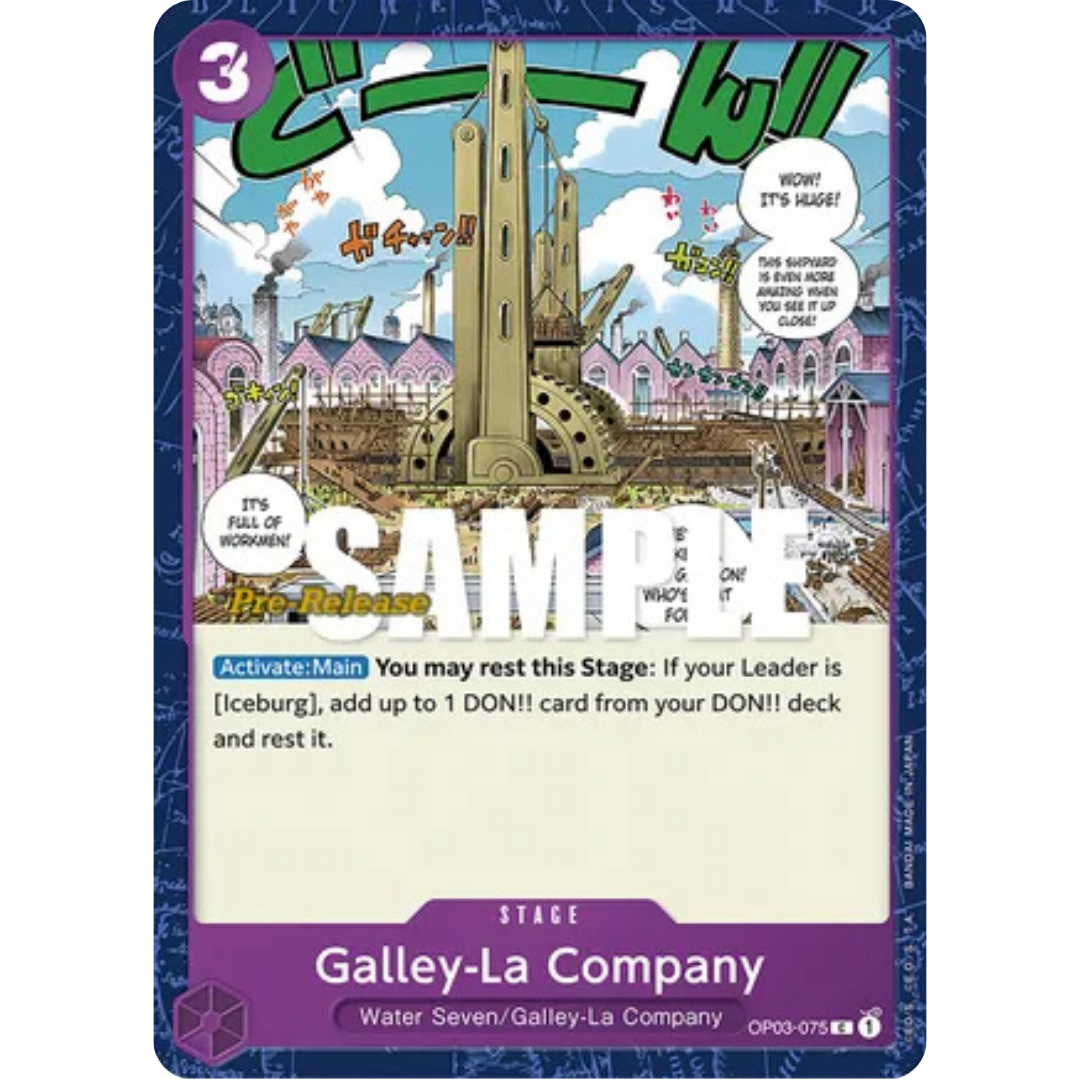 Galley-La Company (OP03-075) - Pillars of Strength Pre-Release Cards