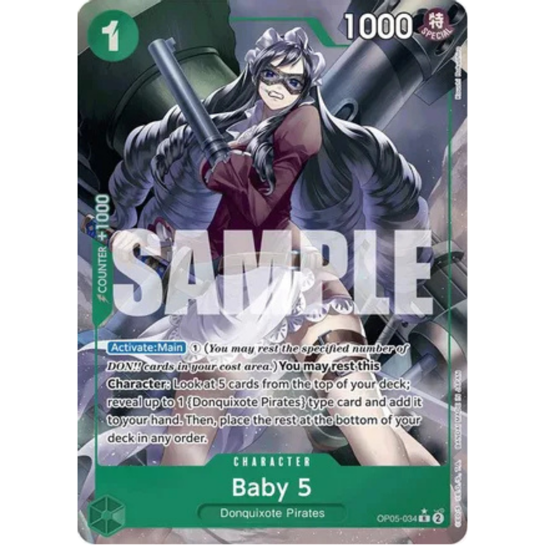 Baby 5 (OP05-034) (Full Art) (OP05-034) - Premium Booster -The Best- Foil