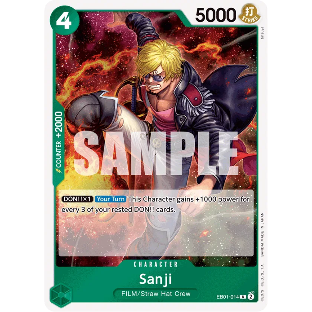 Sanji (EB01-014) - Extra Booster: Memorial Collection Foil