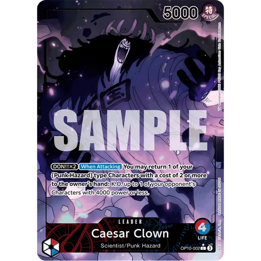 Caesar Clown (002) (Parallel) (OP10-002) - Royal Blood Foil