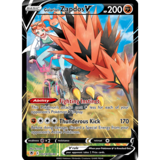Galarian Zapdos V (TG19/TG30) [Sword & Shield: Astral Radiance]