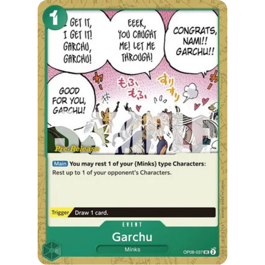 Garchu (OP08-037) - Two Legends Pre-Release Cards