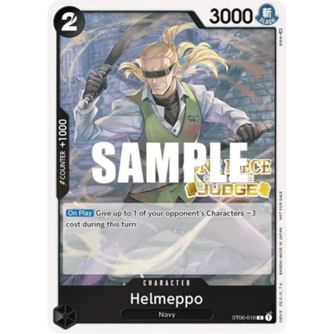 Helmeppo (Judge) (ST06-010) - One Piece Promotion Cards Foil