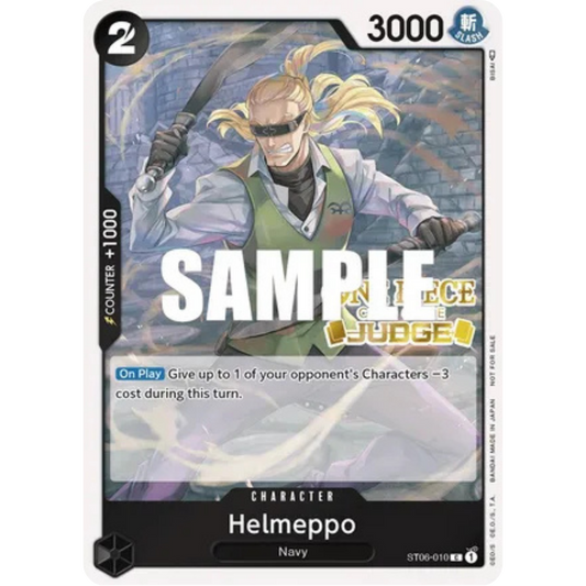Helmeppo (Judge) (ST06-010) - One Piece Promotion Cards Foil