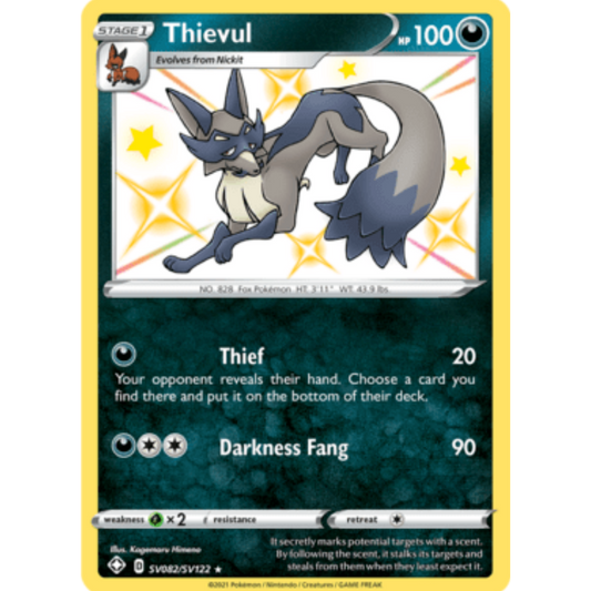 Thievul (SV082/SV122) [Sword & Shield: Shining Fates]