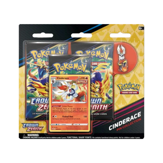 Crown Zenith Pin Collection [Cinderace]