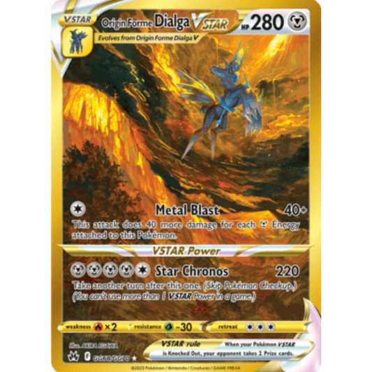 Origin Forme Dialga VSTAR (GG68/GG70) (Secret) [Sword & Shield: Crown Zenith]