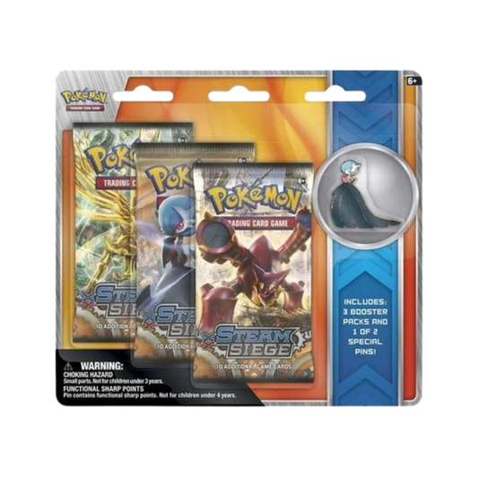 Steam Siege Collectible Pin 3 Pack Blister [Shiny Mega Gardevoir]