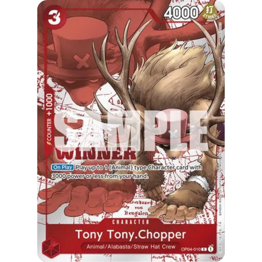 Tony Tony.Chopper (Winner Pack 2024 Oct.-Dec.) (OP04-010) - One Piece Promotion Cards Foil