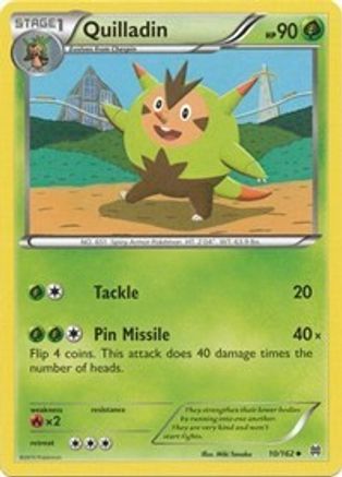 Quilladin 010  - Reverse Holofoil XY  BREAKthrough - Uncommon