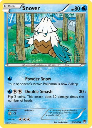 Snover 039  - Reverse Holofoil XY  BREAKthrough - Common