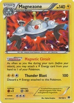 Magnezone 054/162  - Reverse Holofoil XY  BREAKthrough - Holo Rare