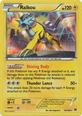 Raikou 055  - Reverse Holofoil XY  BREAKthrough - Holo Rare
