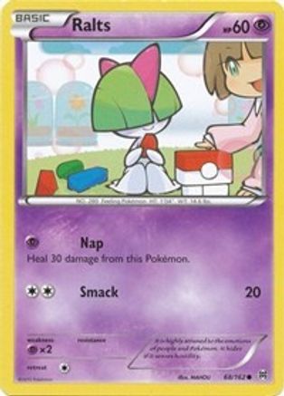 Ralts (68) 068  - Reverse Holofoil XY  BREAKthrough - Common