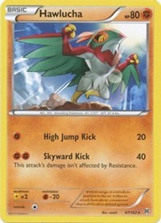 Hawlucha 087  - Reverse Holofoil XY  BREAKthrough - Rare