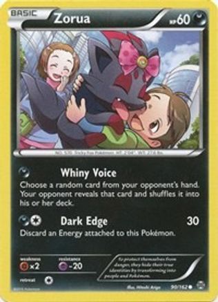 Zorua (90) 090  - Reverse Holofoil XY  BREAKthrough - Common