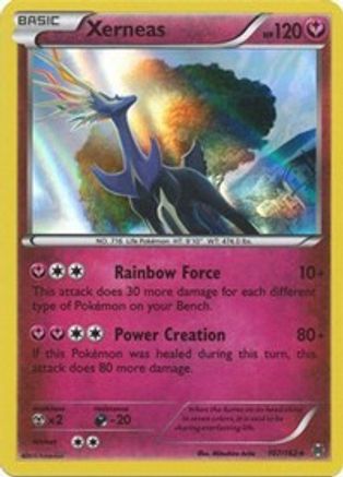 Xerneas 107  - Reverse Holofoil XY  BREAKthrough - Holo Rare