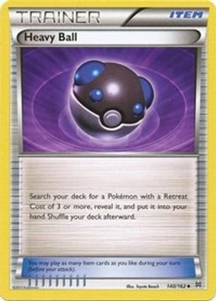Heavy Ball 140  - Reverse Holofoil XY  BREAKthrough - Uncommon