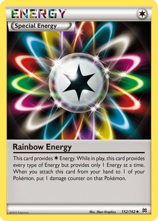 Rainbow Energy 152  XY  BREAKthrough - Uncommon