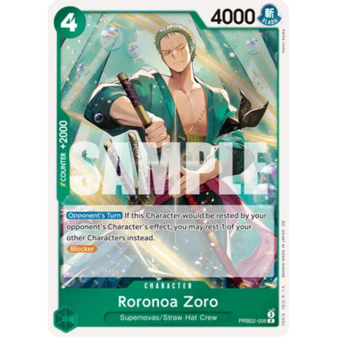 Roronoa Zoro (PRB02-006) - Premium Booster -The Best- Vol. 2 Foil