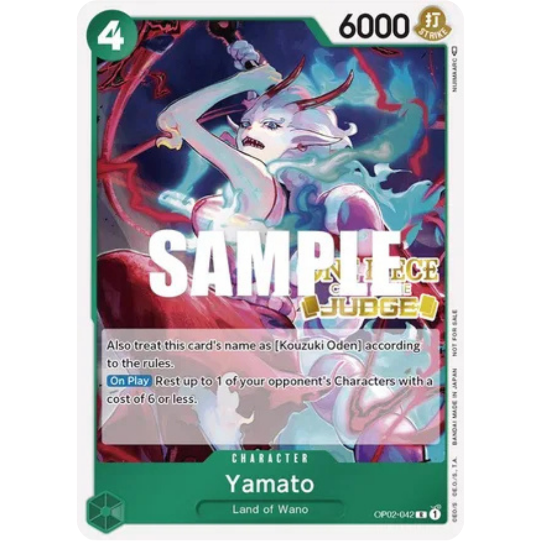 Yamato (Judge) (OP02-042) - One Piece Promotion Cards Foil