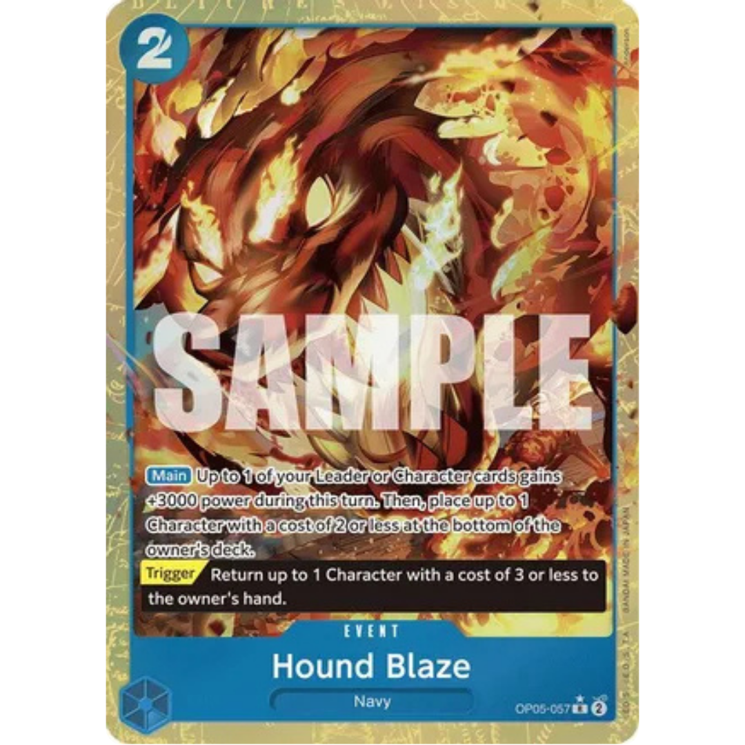 Hound Blaze (Alternate Art) (OP05-057) - Premium Booster -The Best- Foil