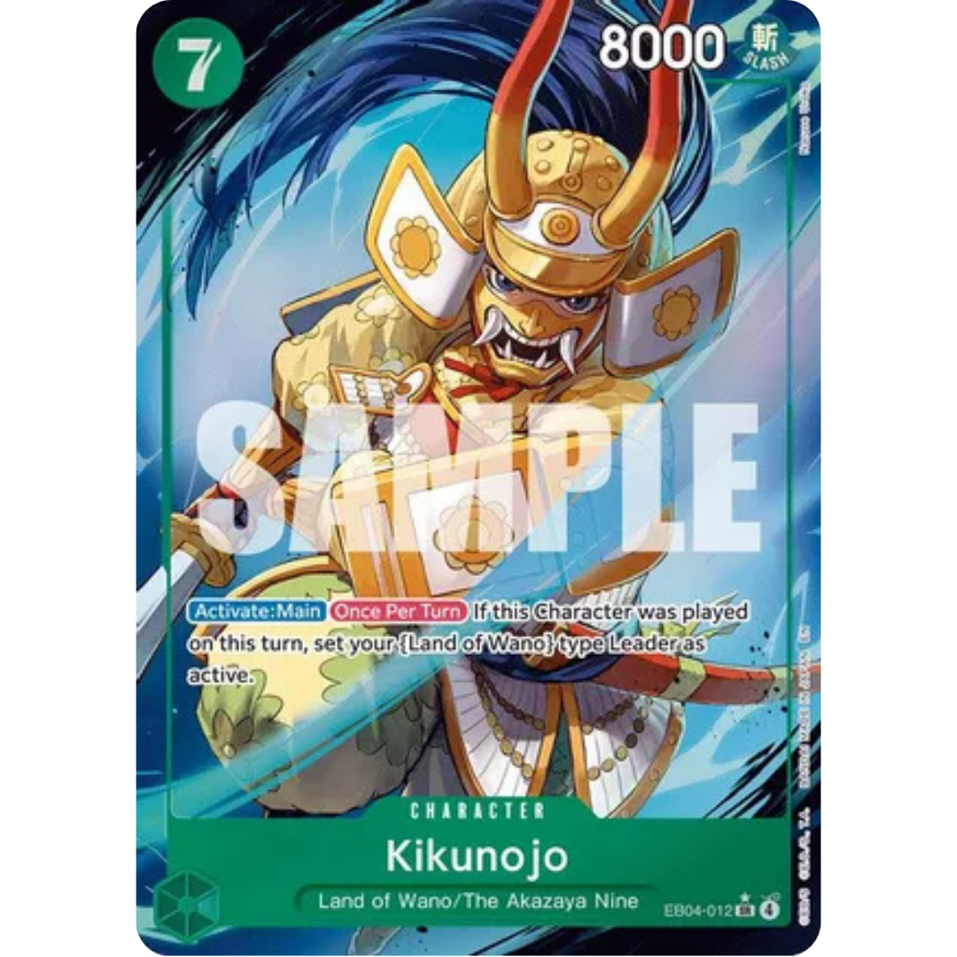 Kikunojo (Alternate Art) (EB04-012) - The Azure Sea's Seven Foil