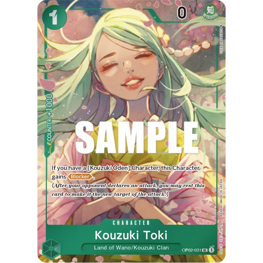 Kouzuki Toki (Box Topper) (OP02-031) - Paramount War Foil
