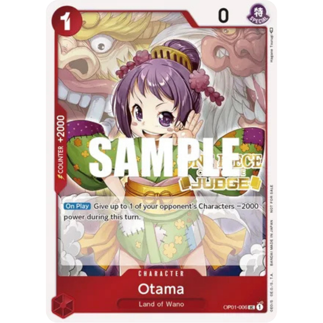 Otama (Judge) (OP01-006) - One Piece Promotion Cards Foil